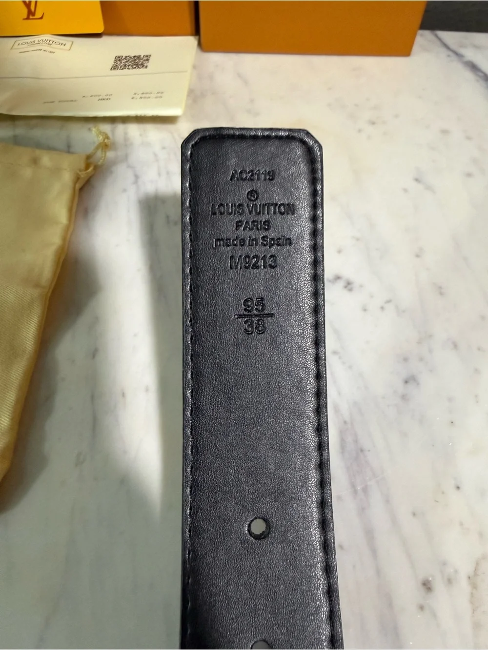 Louis Vuitton size 38